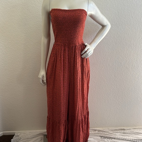 Free People Red Jumpsuit - Picture 4 of 10